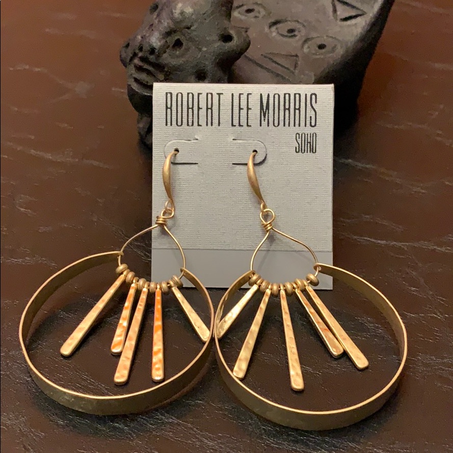 Robert Lee Morris Golden Hour Soft Gold Earrings 30$